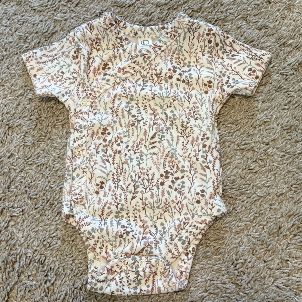 Colored Organics Kimono Style Bodysuit